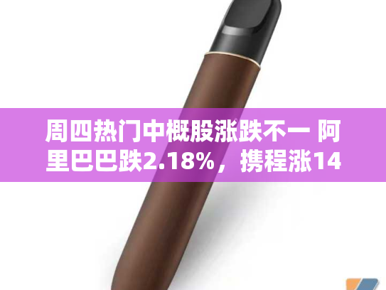 周四热门中概股涨跌不一 阿里巴巴跌2.18%，携程涨14.92%-第1张图片-悦刻网上商城官方网站-正品优惠，尽在悦刻官方网站