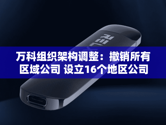万科组织架构调整：撤销所有区域公司 设立16个地区公司