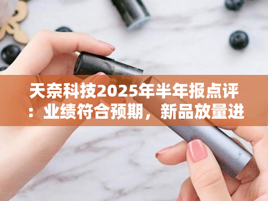天奈科技2025年半年报点评：业绩符合预期，新品放量进展顺利【民生电新】-第1张图片-悦刻网上商城官方网站-正品优惠，尽在悦刻官方网站