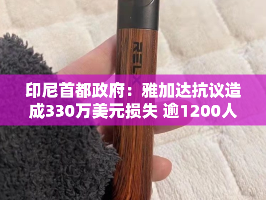 印尼首都政府：雅加达抗议造成330万美元损失 逾1200人被拘留-第1张图片-悦刻网上商城官方网站-正品优惠，尽在悦刻官方网站