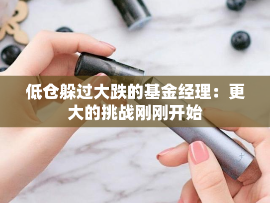 低仓躲过大跌的基金经理：更大的挑战刚刚开始