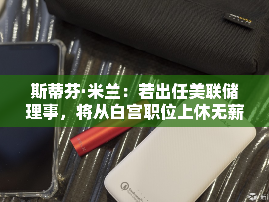 斯蒂芬·米兰：若出任美联储理事，将从白宫职位上休无薪假-第2张图片-悦刻网上商城官方网站-正品优惠，尽在悦刻官方网站
