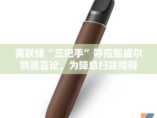 美联储“三把手”呼应鲍威尔鸽派言论，为降息扫除障碍-第1张图片-悦刻网上商城官方网站-正品优惠，尽在悦刻官方网站