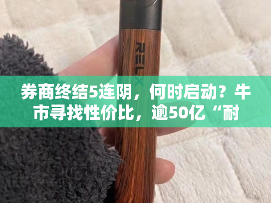 券商终结5连阴，何时启动？牛市寻找性价比，逾50亿“耐心资金”涌入顶流券商ETF（512000）