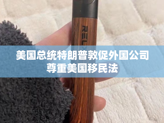 美国总统特朗普敦促外国公司尊重美国移民法