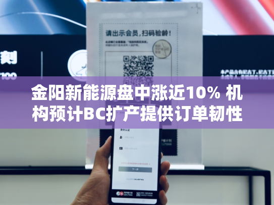 金阳新能源盘中涨近10% 机构预计BC扩产提供订单韧性-第2张图片-悦刻网上商城官方网站-正品优惠，尽在悦刻官方网站