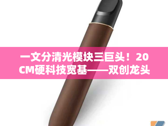 一文分清光模块三巨头！20CM硬科技宽基——双创龙头ETF（588330）盘中拉升4．5%刷新阶段高点！