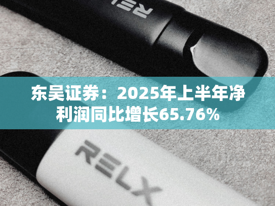 东吴证券：2025年上半年净利润同比增长65.76%