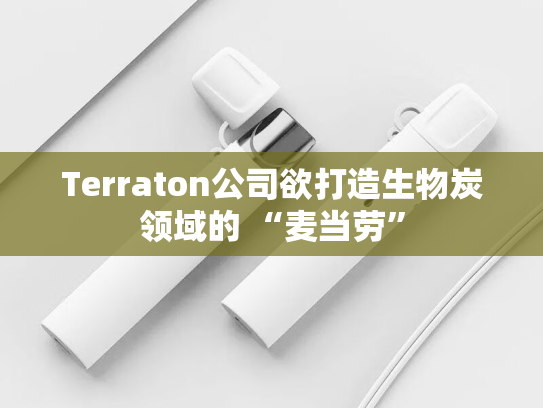 Terraton公司欲打造生物炭领域的 “麦当劳”