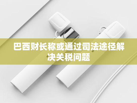巴西财长称或通过司法途径解决关税问题