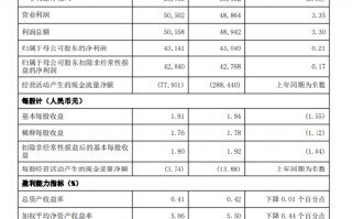 兴业银行：上半年净利润431.41亿元，同比增长0.21%